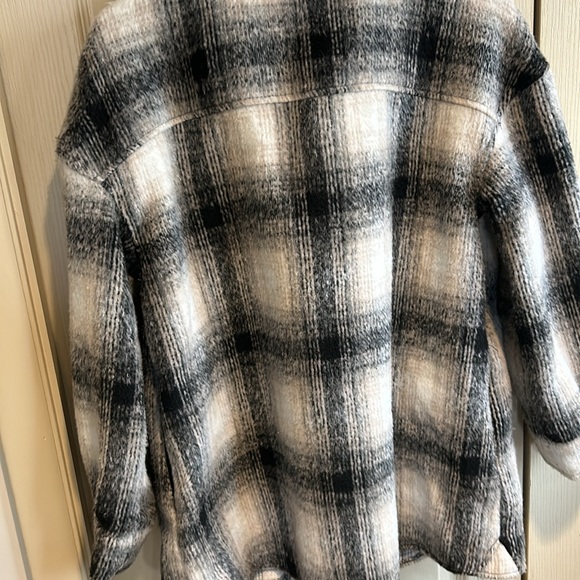 Bagatelle Collections Womans Plaid Shirt Jacket Size M - Picture 6 of 8